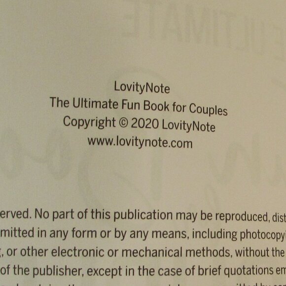 The Ultimate Fun Book for Couples by LovityNote 2020 - Picture 6 of 16